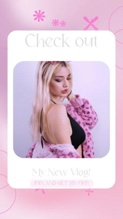 Instagram Story Video Maker with Animated Flower Icons to Promote an OnlyFans Channel's Sale 7000