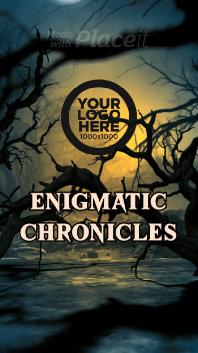 Paranormal Instagram Story Video Creator Featuring Horror AI-Generated Graphics 6800