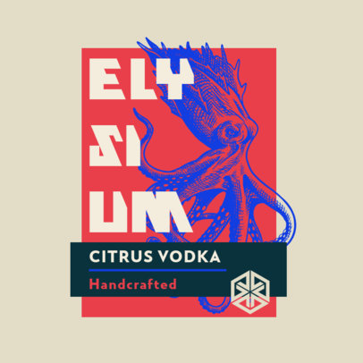 Logo Maker for a Handcrafted Vodka Brand
