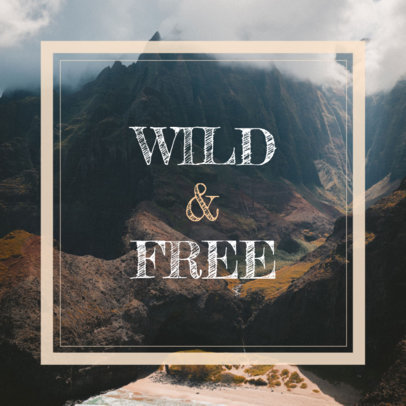 Motivational Quotes Social Media Post Template