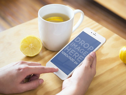 Lemon Tea and iPhone 6