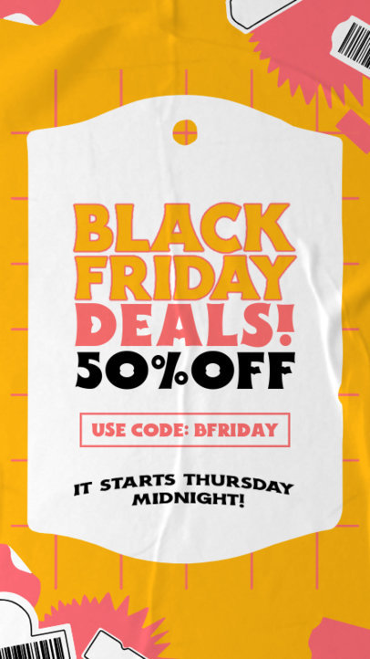 Instagram Story Generator with a Promo Code for Black Friday