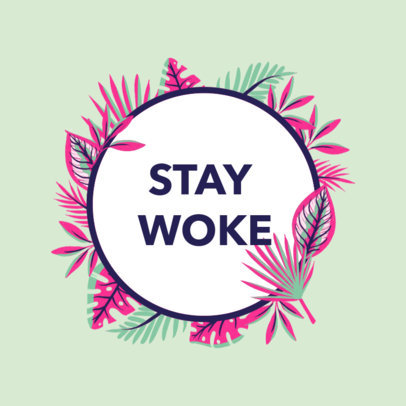 Circular Quote T-Shirt Design Maker 669c 