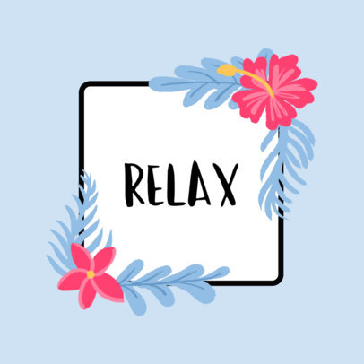 Floral Squared T-Shirt Design Maker 669d 