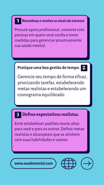 Instagram Story Generator Featuring Recommendations for Better Mental Health