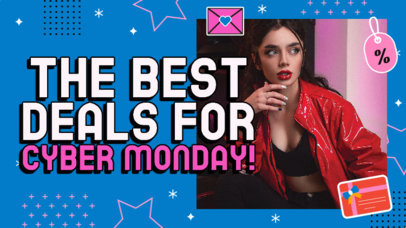YouTube Thumbnail Maker for a Top Cyber Monday Deals Video