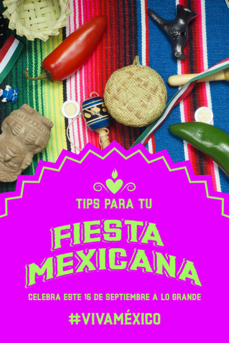 Placeit - Pinterest Pin Creator with Party Tips for a Mexican ...