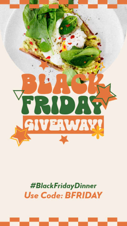 Black Friday Instagram Story Creator to Share About a Special Giveaway 5849j