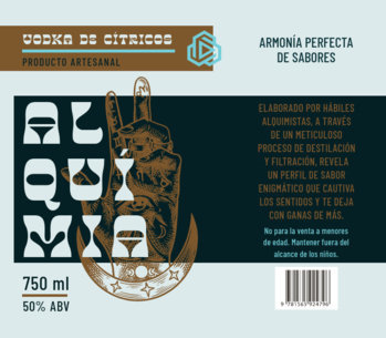 Vodka Label Generator for an Artisanal Liquor Beverage