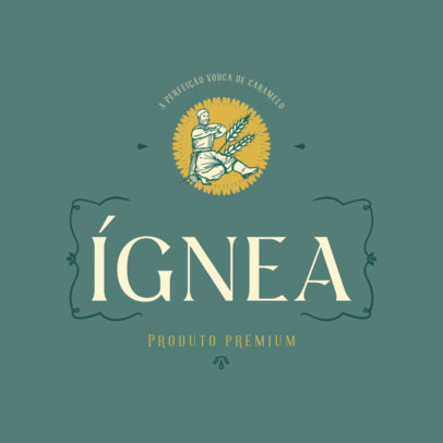 Logo Maker for a High-Quality Vodka Beverage