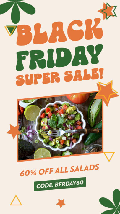 Big Sale Instagram Story Creator for a Black Friday Promo