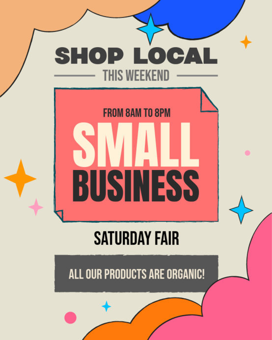 Placeit - Shop Local Instagram Post Generator With an Ad for Small ...