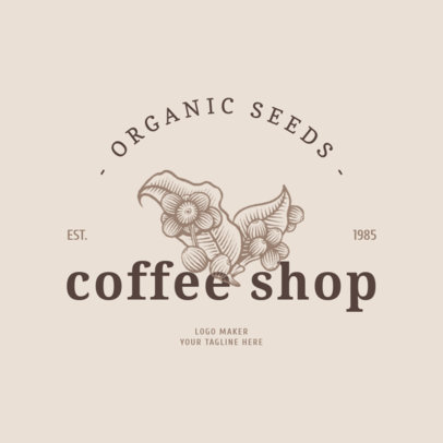 Restaurant Logo Maker for Organic Coffee