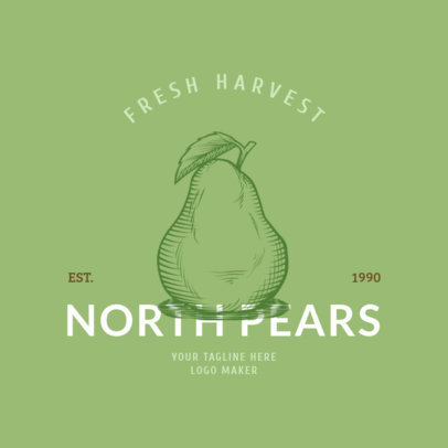 Fruit Logo Maker for Harvest Business 