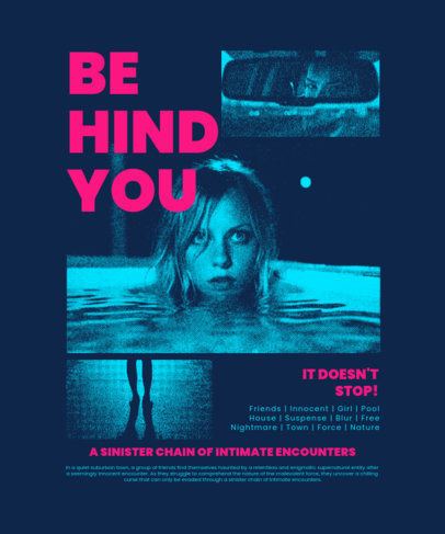 T-Shirt Design Generator Featuring Pictures of Cult Horror Films