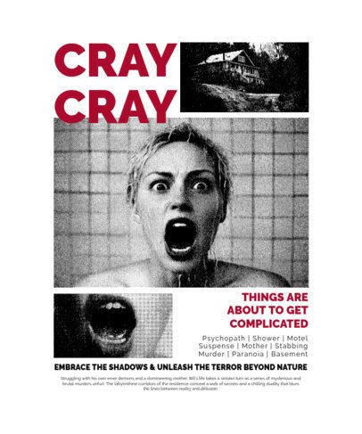 T-Shirt Design Creator with Vintage Horror Movie Pictures in Black and White 