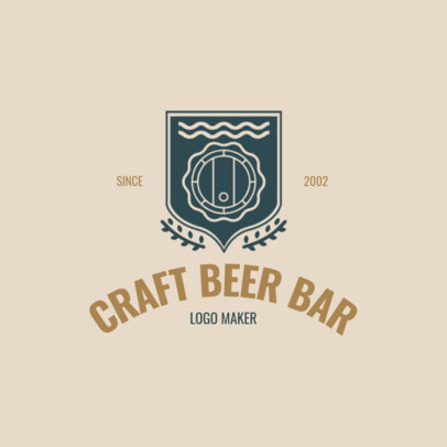 Brewing Company Logo Maker with Barrels Images
