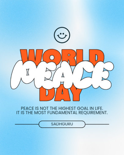 Instagram Post Maker to Celebrate World Peace Day