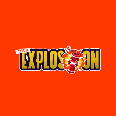 Logo Creator for a Gaming Channel Featuring a Dynamite Stick