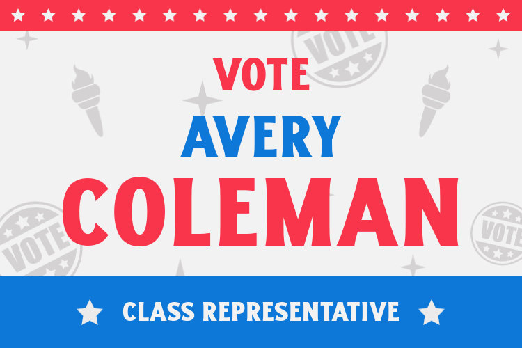 Placeit - Election-Themed Yard Sign Maker to Vote for Class Representative