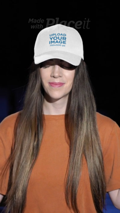 Dad Hat Video Featuring a Smiling Woman in a Christian Forum