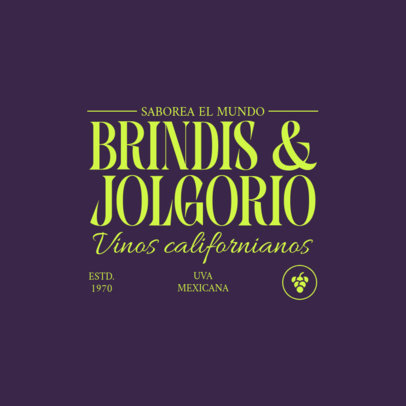 Californian Wine Brand Logo Generator