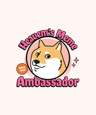 Sweet T-Shirt Design Generator to Remember Cheems 6071g-6085 