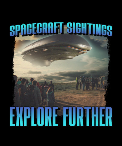 UAP T-Shirt Design Generator Featuring an AI-Themed Graphic 5085j-5893