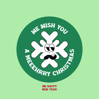 Holiday Ornament Creator With a Snowflake Graphic 5890f