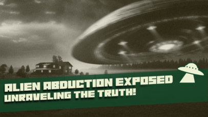 YouTube Thumbnail Generator for an Aliens-Themed Chanel With AI-Generated Graphics