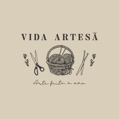 Logo Generator for an Artisanal Crafts Products Store 6074a