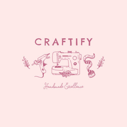 Logo Template for a Homemade Arts and Crafts Store 6074c