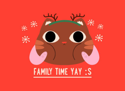 Xmas Greeting Card Generator With an Anti-Holiday Quote