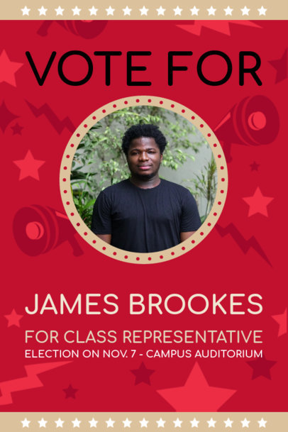 Poster Design Maker for a School Voting Campaign