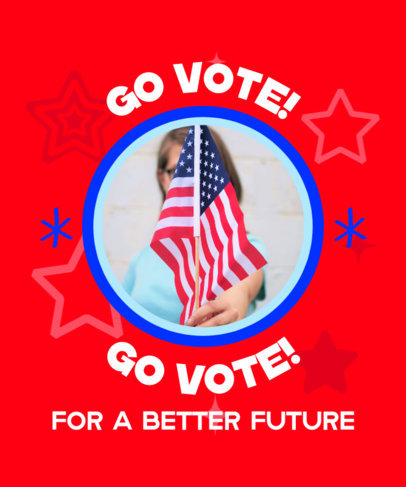 Political T-Shirt Design Maker to Promote Voting