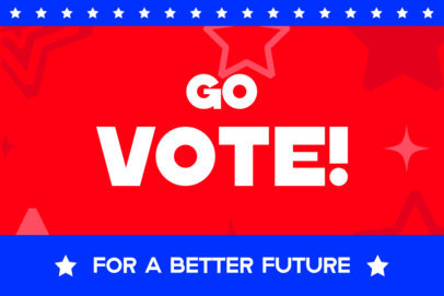 Political Yard Sign Maker to Promote Voting