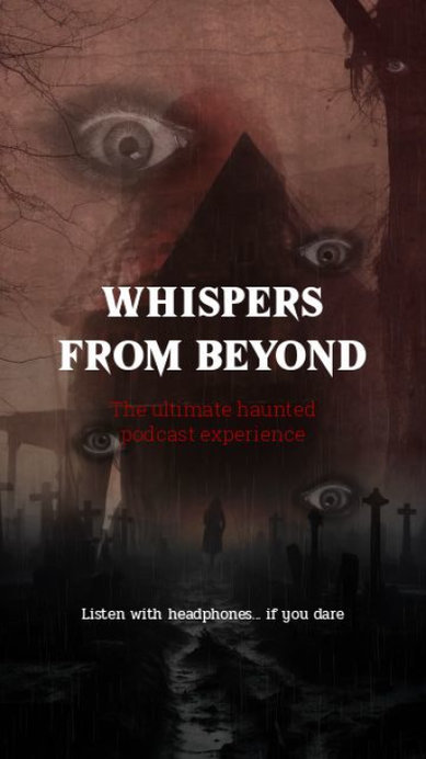 Haunted Instagram Story Video Generator to Promote a Paranormal Podcast