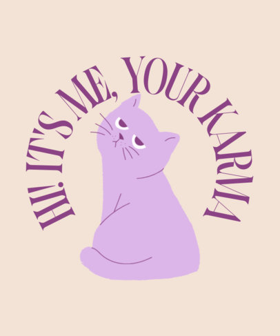 Cat-Themed T-Shirt Design Template Inspired by Taylor Swift