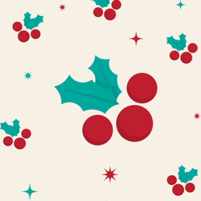 Xmas Print Pattern Design Generator to Celebrate the Holidays