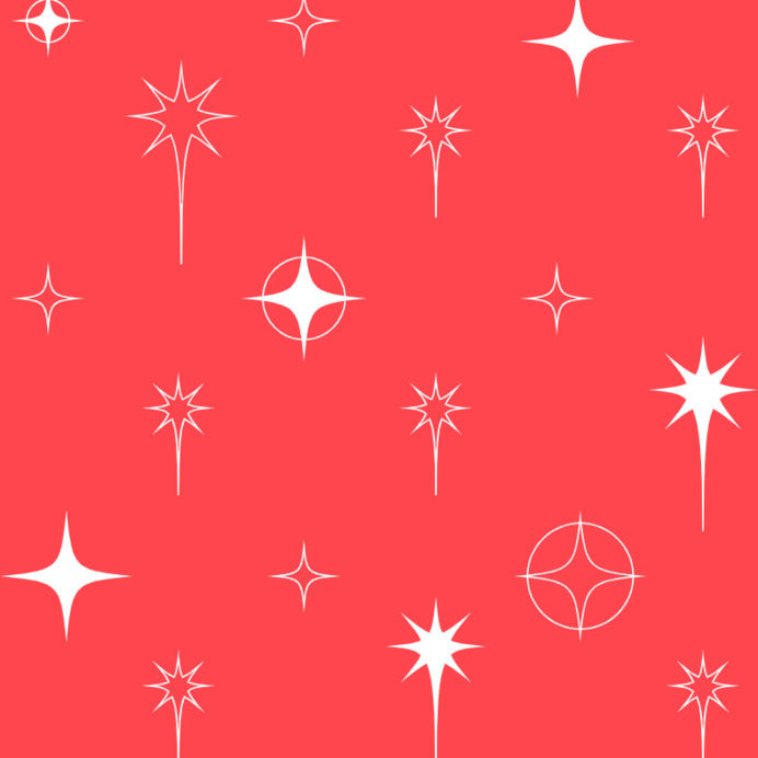 Placeit - Print Pattern Design Template With Star Graphics and a Xmas Theme