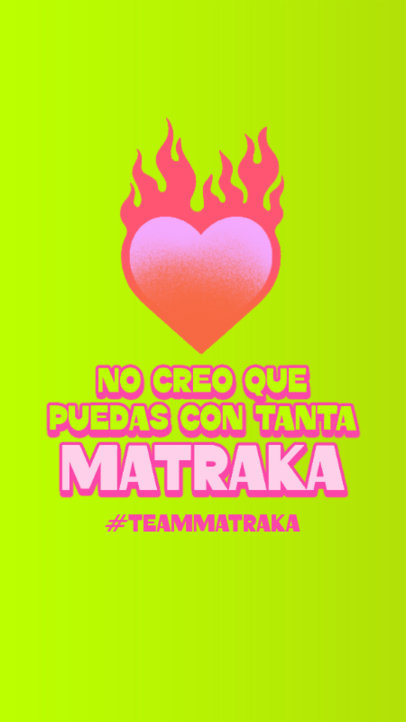 Instagram Story Template with a Flaming Heart and a Quote to Support a Drag Queen 5383g 6098