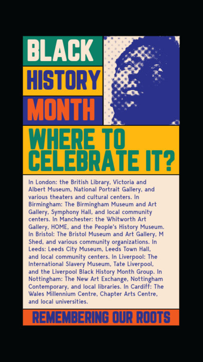 Online Instagram Story Generator to Remember Black History Month 6599i-el1
