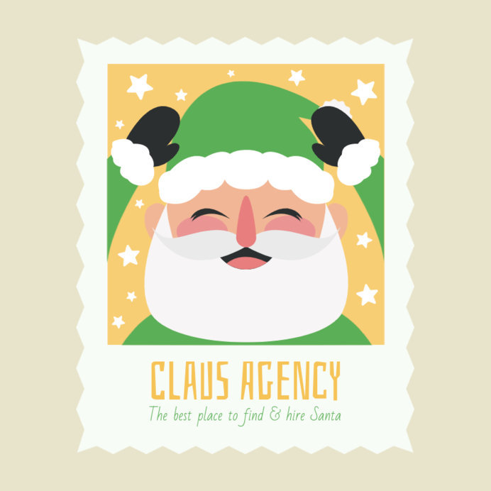 Christmas-Themed Logo Maker for a Santa Claus Rental Agency