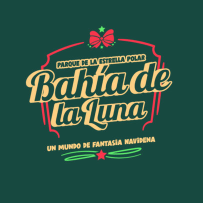 Xmas Logo Creator for a Holiday Theme Park