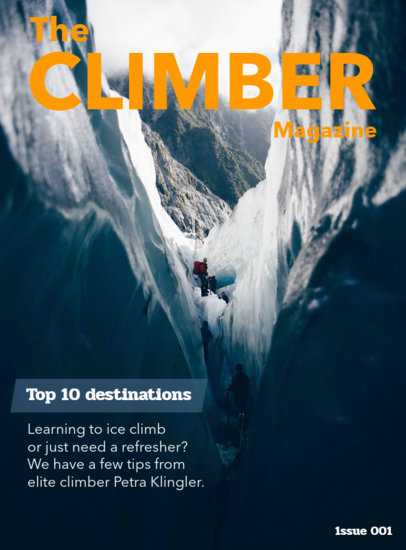 Climbing Magazine Cover Designer