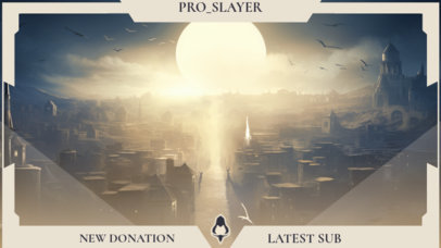 Assassin's Creed-Inspired Webcam Overly Maker for Twitch Gamers 5826d-5934