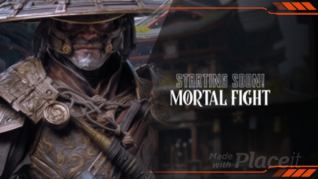 Twitch Screen Video Maker with a Mortal Kombat-Inspired Character