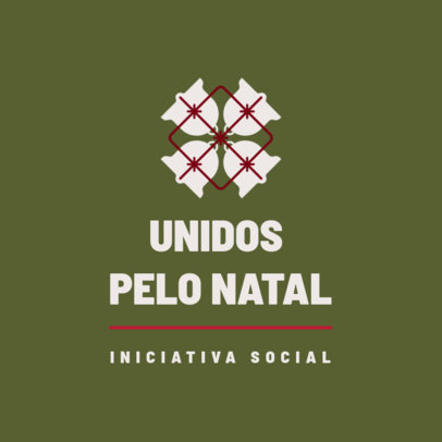 Logo Generator for a Xmas Social Initiative Featuring Bell Graphics