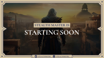 AI-Themed Twitch Screen Generator Inspired by Assassin's Creed 5826e-5934