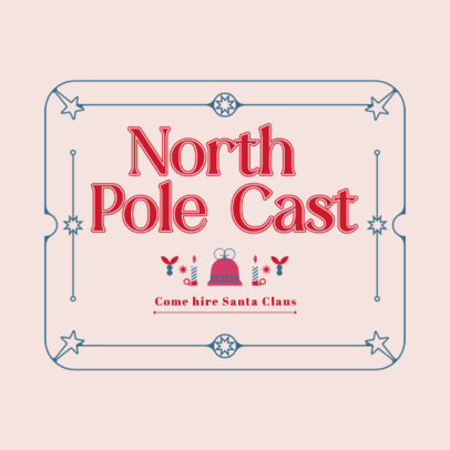 Logo Generator for a Santa's Hiring Company With Xmas Graphics 6092a